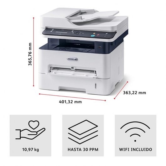 Xerox B205 Impresora Multifunción Láser Monocromo WiFi