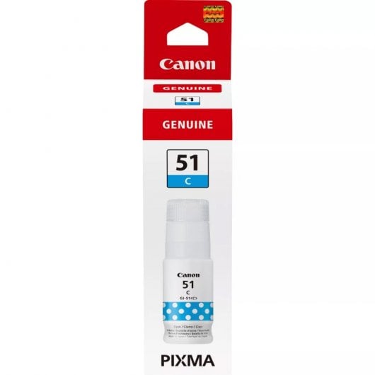 Botella de Tinta Original Canon GI-51C 70ML Cian