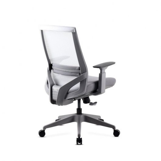 Mc Haus Vulcano Silla de Oficina Ergonómica Gris