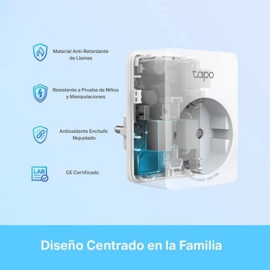 TP-Link Tapo P110 Mini Smart Enchufe Inteligente WiFi con Monitor de Energía