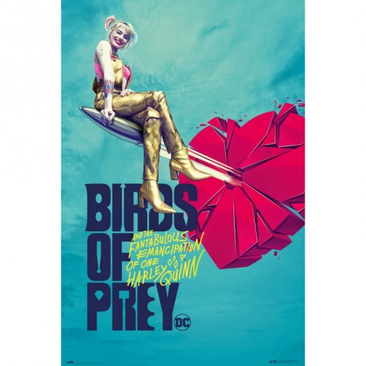 Erik Maxi Póster Birds Of Prey Broken Heart 91.5x61cm