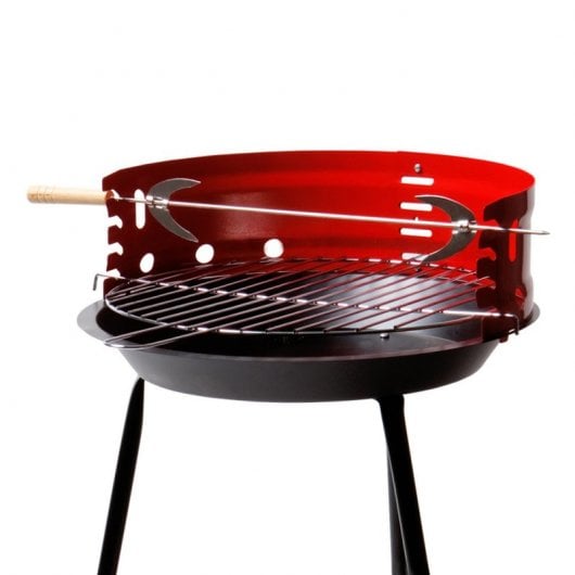 Aktive Sport Camping Barbacoa de Carbón 42cm Rojo/Negro