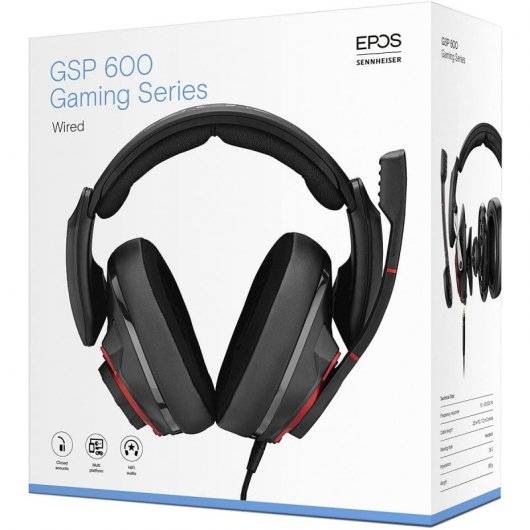 EPOS GSP 600 Casque Gaming Noir