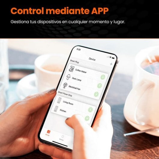 Tenda SP15 Enchufe Inteligente Wi-Fi Smart Power Strip con 3 Zócalos y 2 USB
