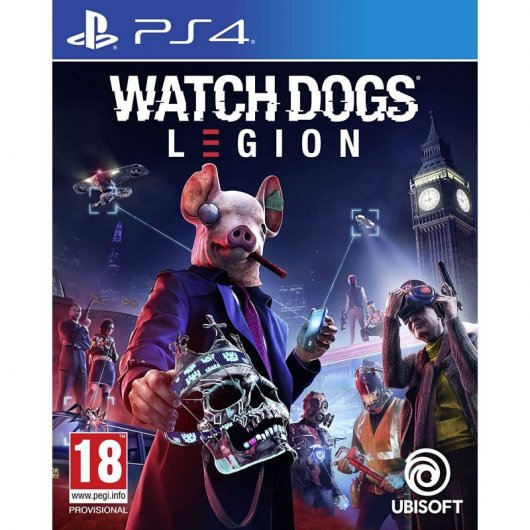 Gioteck VX-4 Mando Inalámbrico Negro + Watch Dogs: Legion PS4