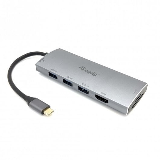 Equipaggia l'hub 7in1 da USB-C a USB 3.0/ HDMI/ USB-C PD/ SD