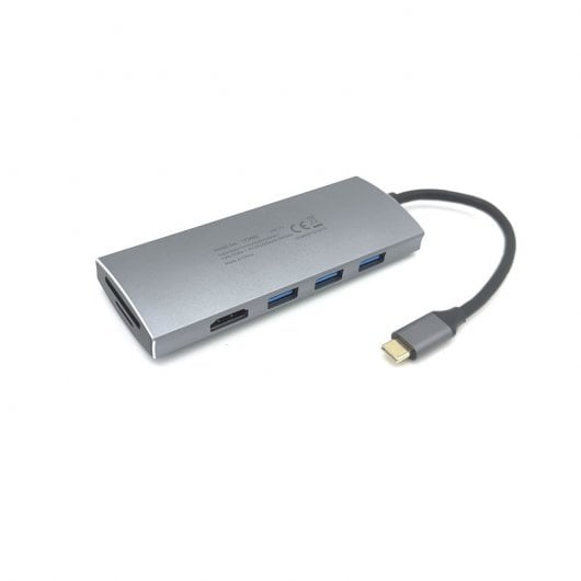 Equip 7en1 Hub USB-C a USB 3.0/ HDMI/ USB-C PD/ SD