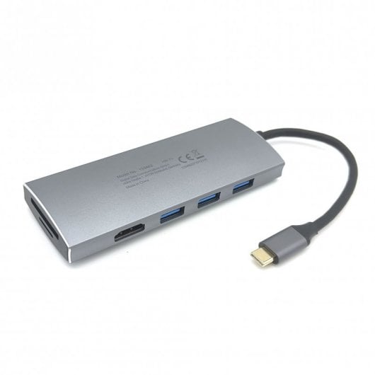Equip 7en1 Hub USB-C a USB 3.0/ HDMI/ USB-C PD/ SD
