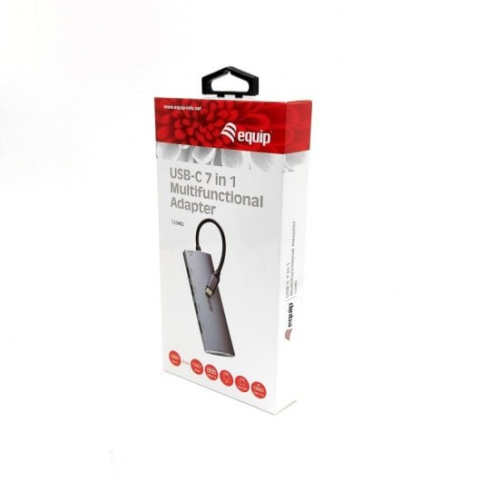 Equip 7en1 Hub USB-C a USB 3.0/ HDMI/ USB-C PD/ SD