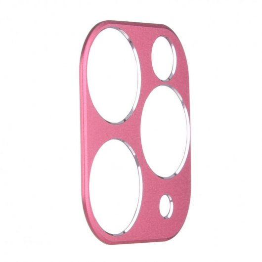 Protector de Cámara Metálico Rosa para iPhone 11 Pro