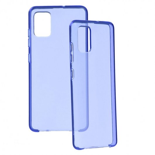Funda Clear Azul Claro para Samsung Galaxy A71