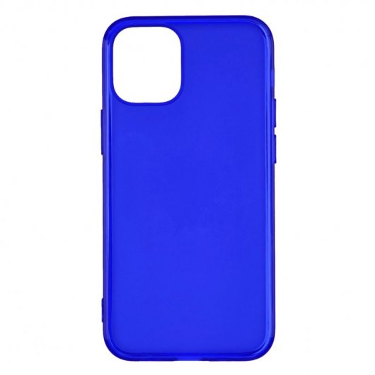 Funda Silicona Lisa Azul para iPhone 12 Pro Max