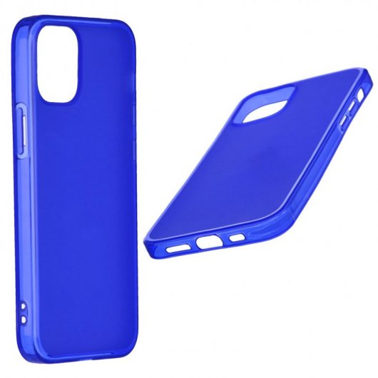 Funda Silicona Lisa Azul para iPhone 12 Pro Max