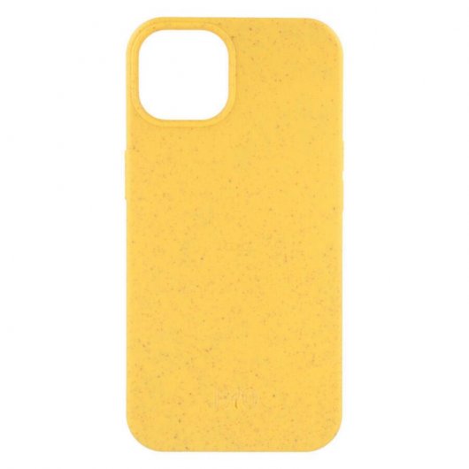 Funda Biodegradable Amarilla para iPhone 13