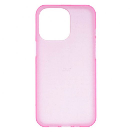 Funda Silicona Lisa Rosa para iPhone 13 Pro
