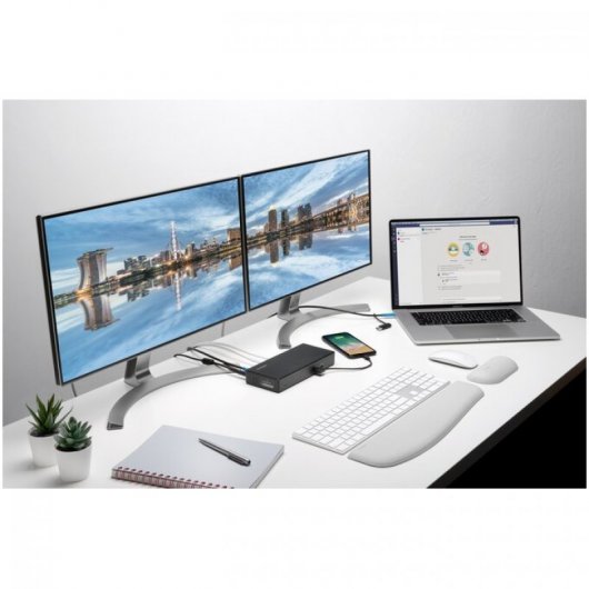 Kensington SD4780P Replicador de Puertos USB-C/USB 3.0 Dual 4K