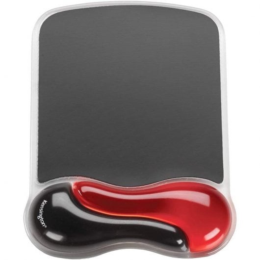 Kensington Alfombrilla para Ratón Duo Gel con Reposamuñecas Negro/Rojo