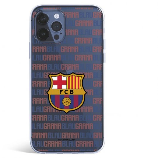 Funda del Barcelona Escudo Fondo Blaugrana Licencia Oficial FC Barcelona para iPhone 12