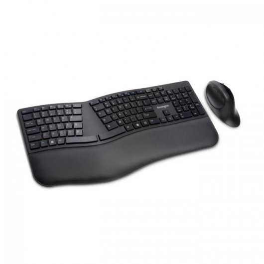 Set tastiera e mouse wireless Kensington Pro Fit Ergo neri