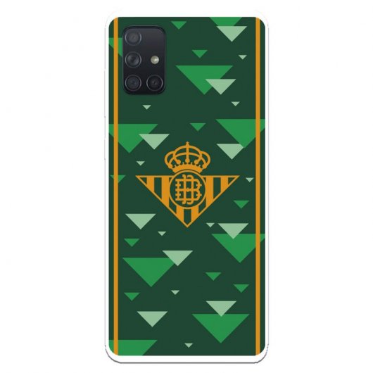 Funda Escudo Amarillo Fondo Verde Licencia Oficial Real Betis Balompié para Samsung Galaxy A71