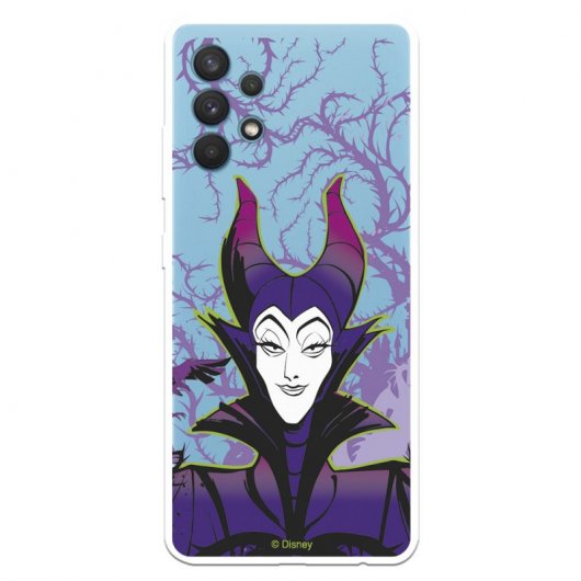 Funda Oficial de Disney Maléfica Silueta para Samsung Galaxy A32 4G