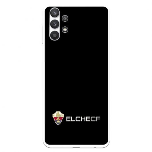 Funda Licencia Oficial Elche CF Escudo Fondo Negro para Samsung Galaxy A32 5G