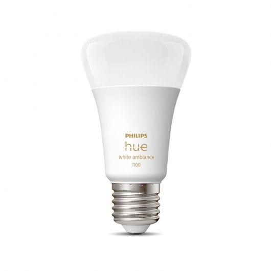 Philips Hue White Ambiance Bombilla LED Inteligente E27 8W Luz Blanca Cálida a Fría
