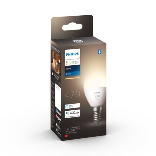 Lampadina LED Philips Hue White Smart Lustre P45 E14 5,7 W Luce bianca calda