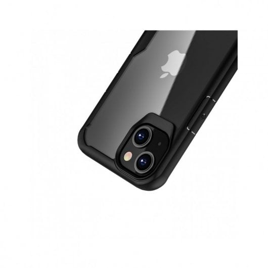Muvit for Change Shockproof Case 2m Transparent/Schwarz für iPhone 13