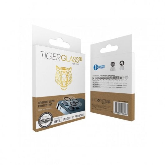 Muvit Tiger Protector Cámara Cristal Templado para iPhone 13 Pro Max