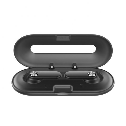 Mobile Tech Leaf Auriculares Sem Fios com Microfone Pretos