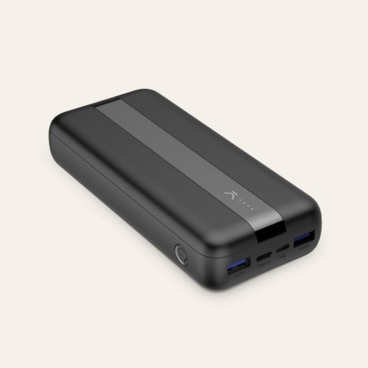 Ksix Powerbank 20000 MaH Power Delivery 20W + Cable USB-C Negro