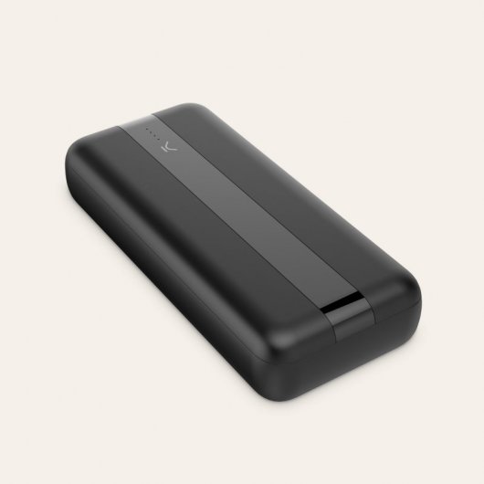 Ksix Powerbank 20000 MaH Power Delivery 20W + Cable USB-C Negro