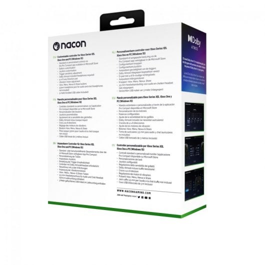 Nacon Pro Compact Controller Xbox Series/Xbox/PC Branco