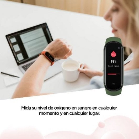 Amazfit Band 5 Pulsera de Actividad Verde + Correa Negra