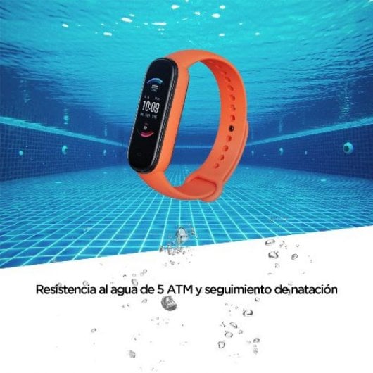 Amazfit Band 5 Pulsera de Actividad Naranja + Correa Negra