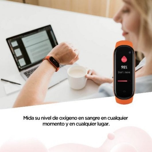 Amazfit Band 5 Pulsera de Actividad Naranja + Correa Negra