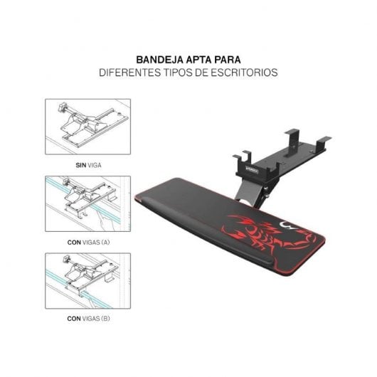 Eureka Ergonomic Bandeja Soporte para Teclado