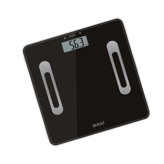 Sogo BAB-SS-3981 Báscula de Baño Negra