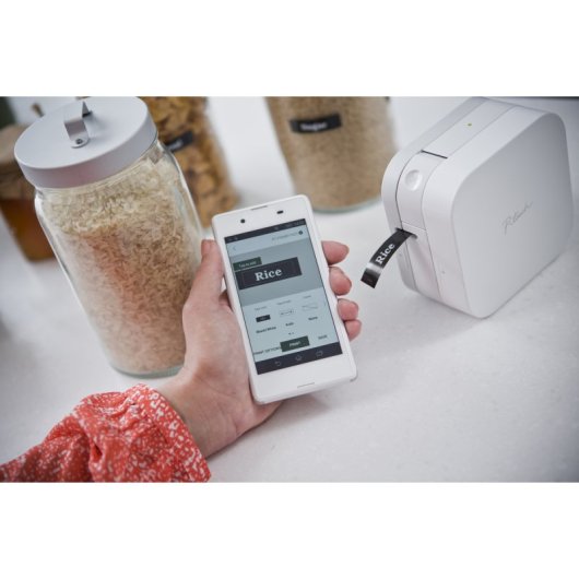 Brother PT-P300BT Cube Rotuladora Electrónica Portátil Bluetooth Blanca