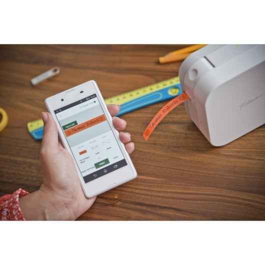 Brother PT-P300BT Cube Rotuladora Electrónica Portátil Bluetooth Blanca