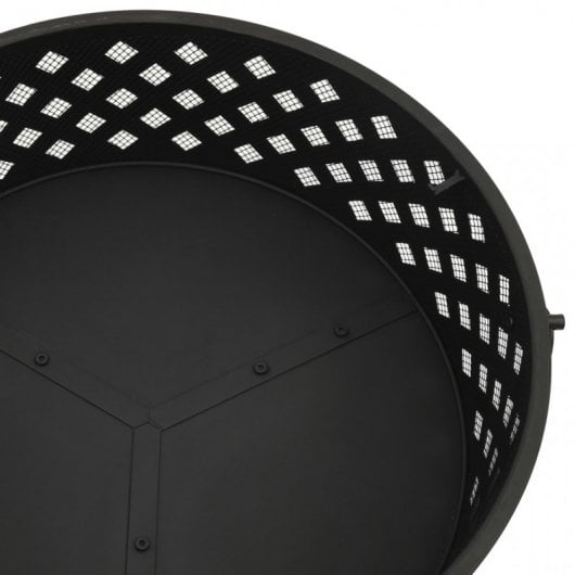 VidaXL Brasero con Atizador XXL 68cm Acero