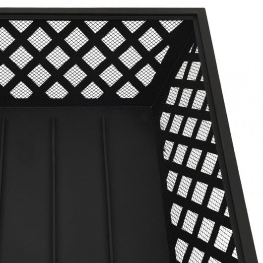 VidaXL Braciere con Attizzatoio XXL 64cm Acciaio