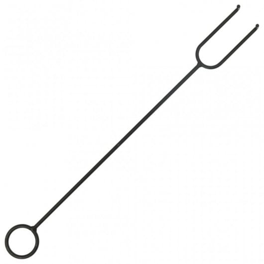 VidaXL Braciere con Attizzatoio XXL 64cm Acciaio