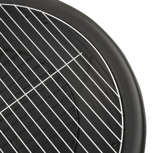 VidaXL Brasero y Barbacoa 2 en 1 con Atizador Acero