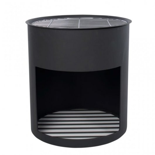 RedFire Milshire Brasero Barril de Acero Negro