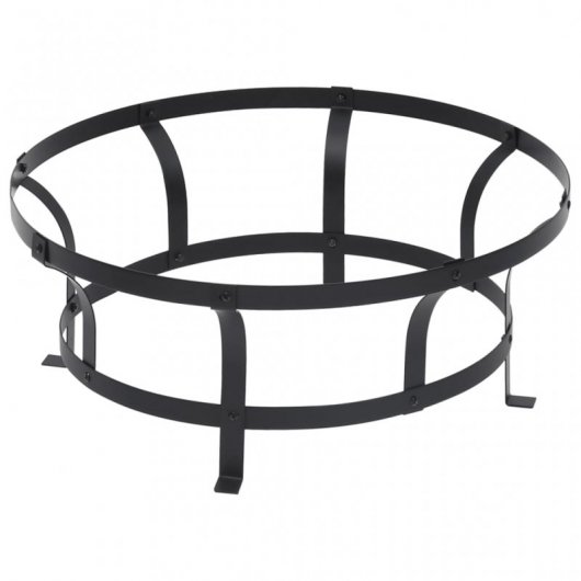 VidaXL Brasero de Exterior con Parrilla 76cm Acero Inoxidable