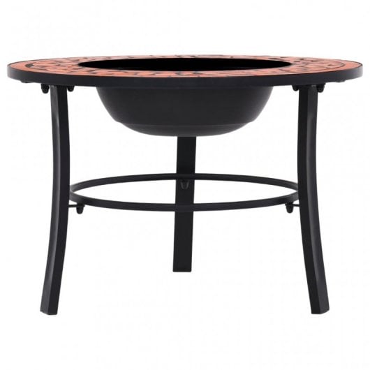 VidaXL Brasero con Mosaico de Cerámica 68cm Terracota