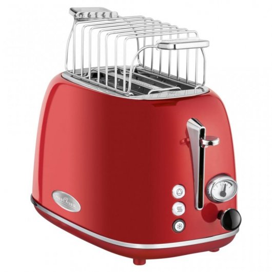 ProfiCook TA 1193 Retro Tostadora 2 Rebanadas 815W Roja