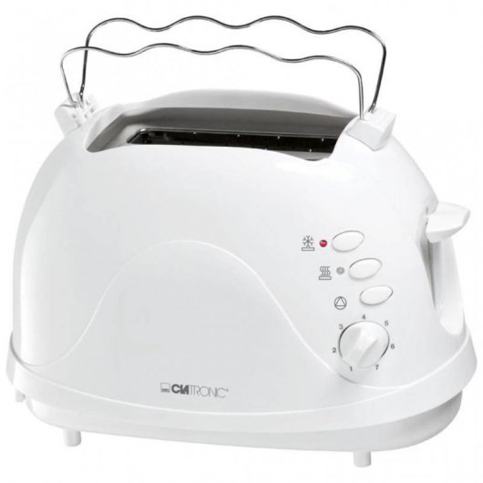 Clatronic TA 3565  Tostadora 2 Rebanadas 700W Blanca